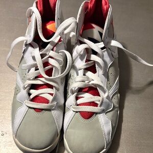 Jordan Kids Sneakers White Gray Red